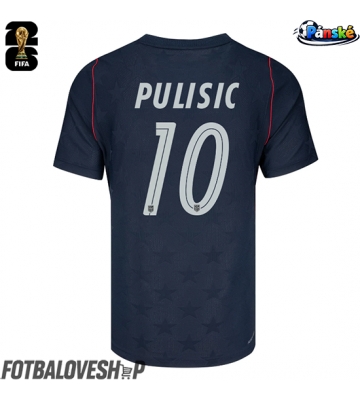 Spojené státy Christian Pulisic #10 Venkovní Dres MS 2026 Krátký Rukáv
